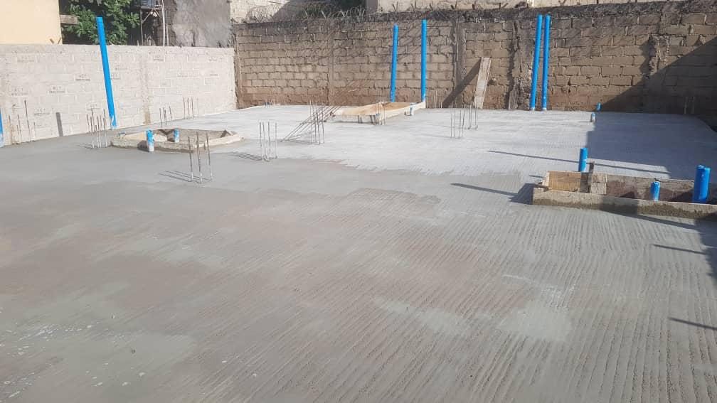 Ground floor slab poured
